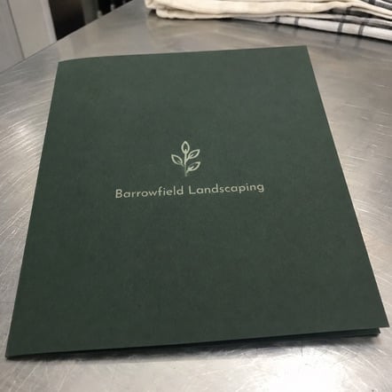 Custom restaurant menus — customer photo