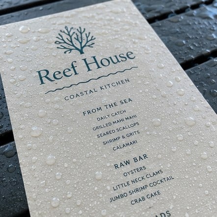 Waterproof Synthetic Menus